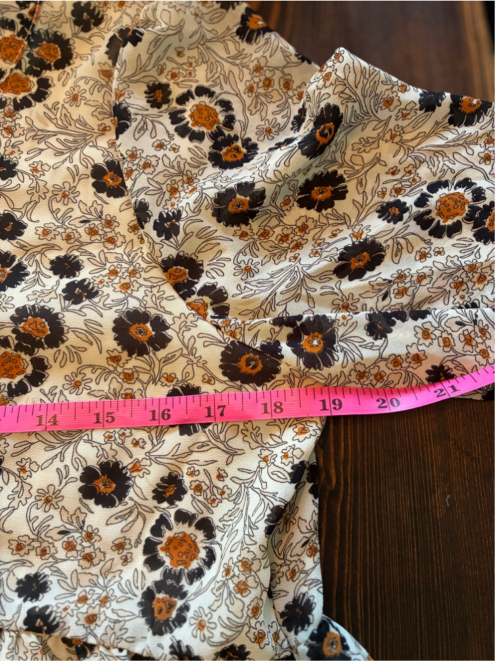 Melloday Floral Mini Dress | Size M | boho fall floral - Picture 6 of 8